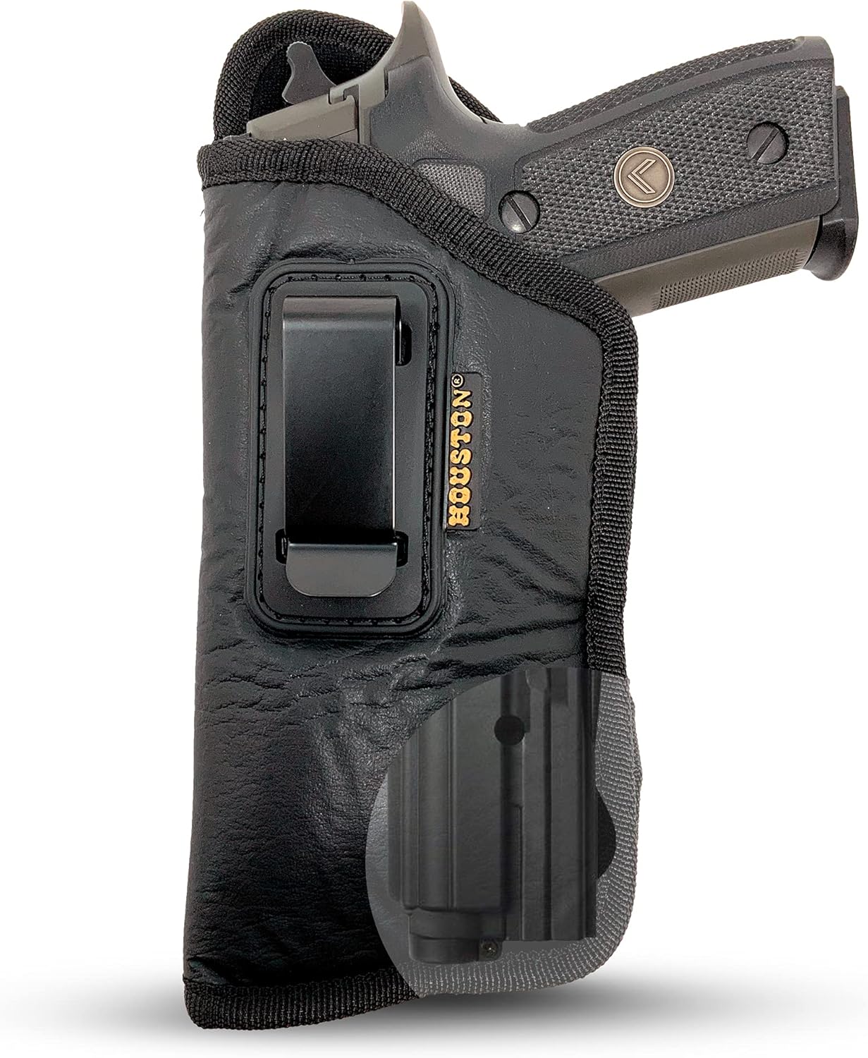 Eco-Leather IWB Holster with Laser – Suede-Lined, Metal Clip, Right & Left Hand