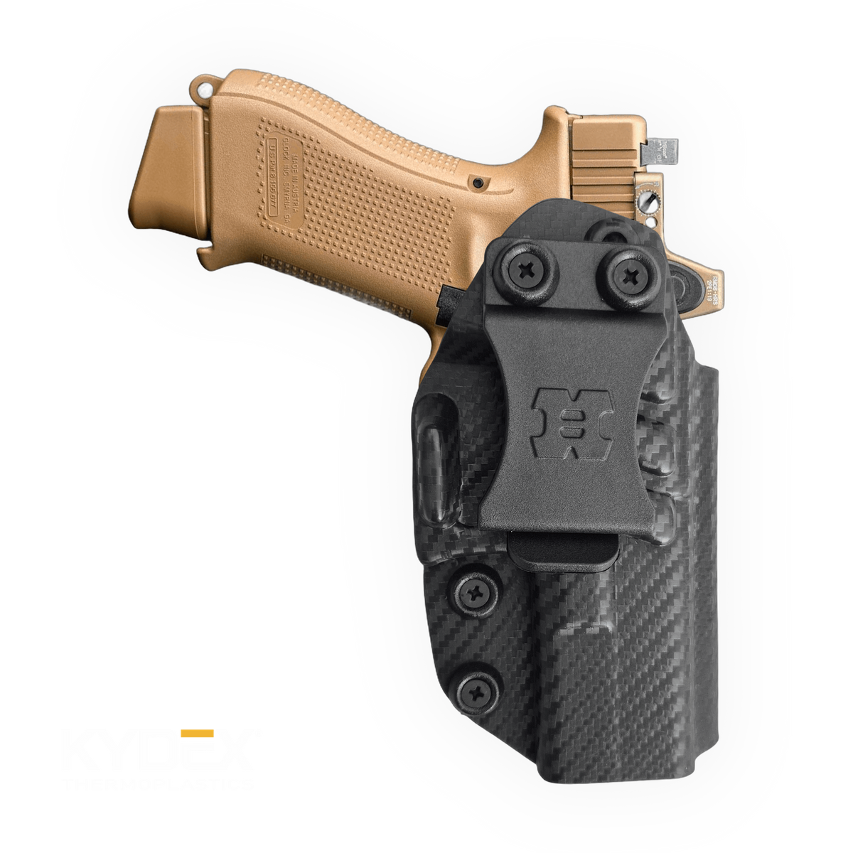 Carbon Fiber KYDEX IWB Holster – Right Hand
