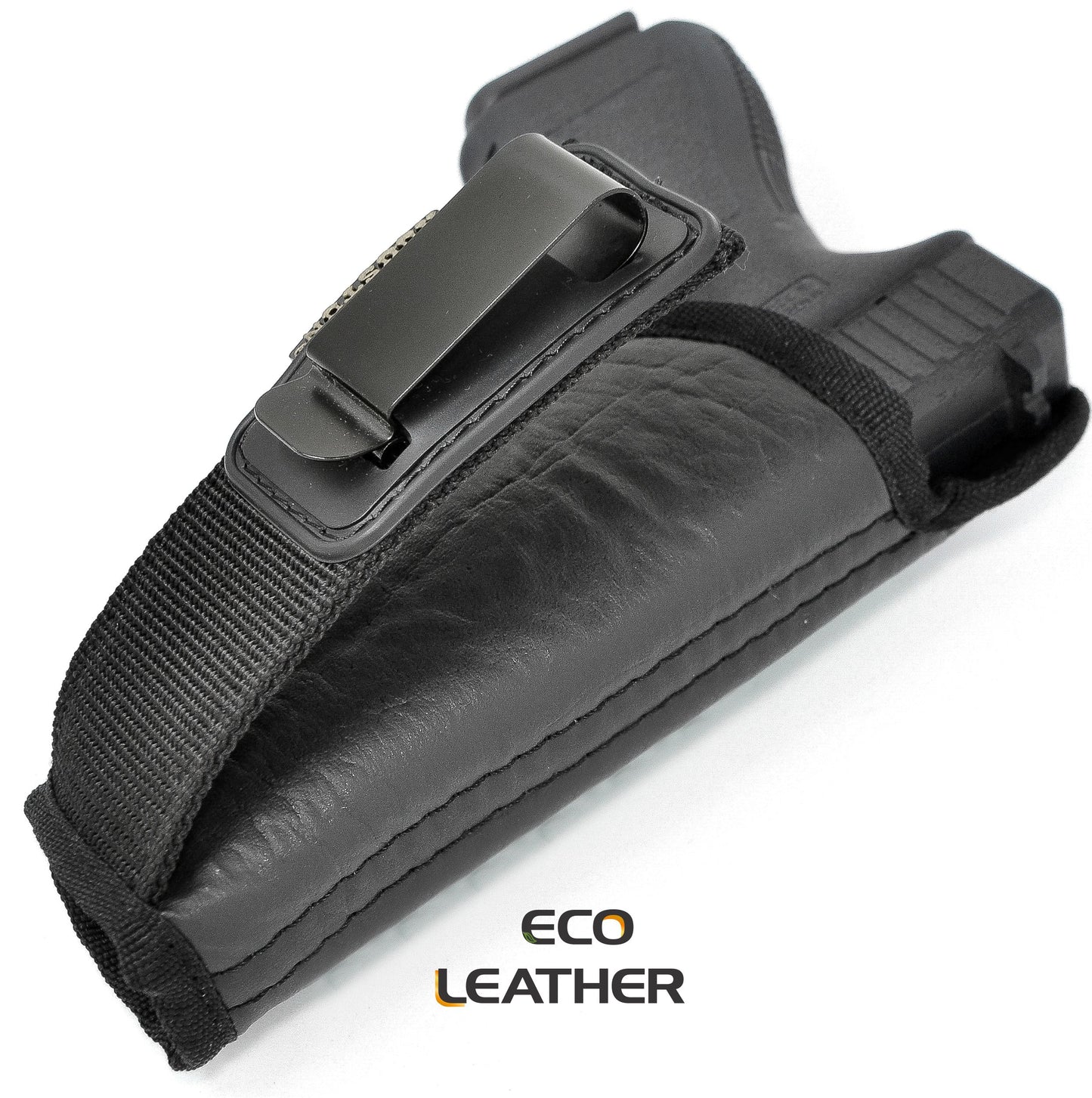 ECO - LEATHER Tuckable Holster IWB with metal clip