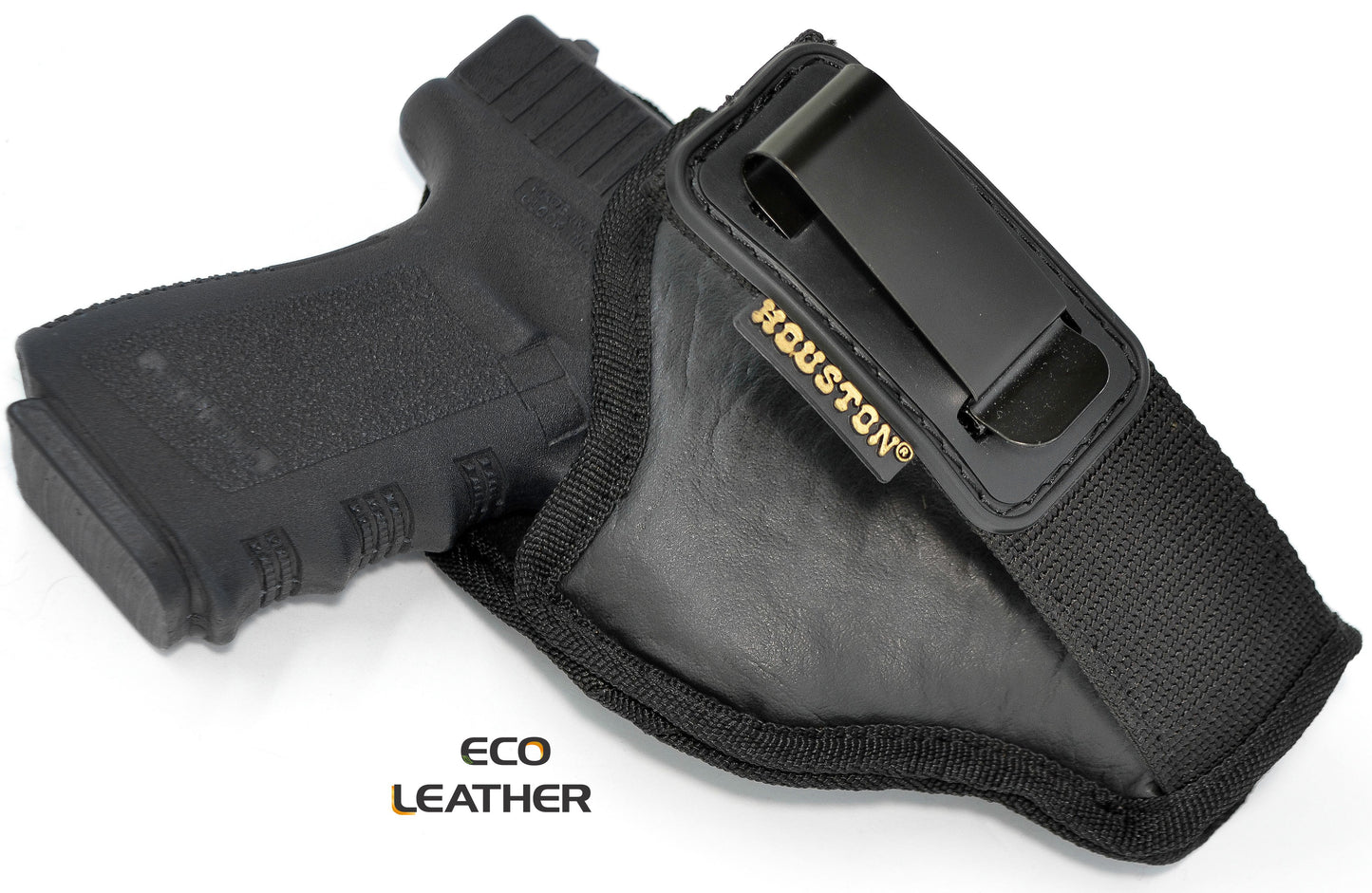 ECO - LEATHER Tuckable Holster IWB with metal clip