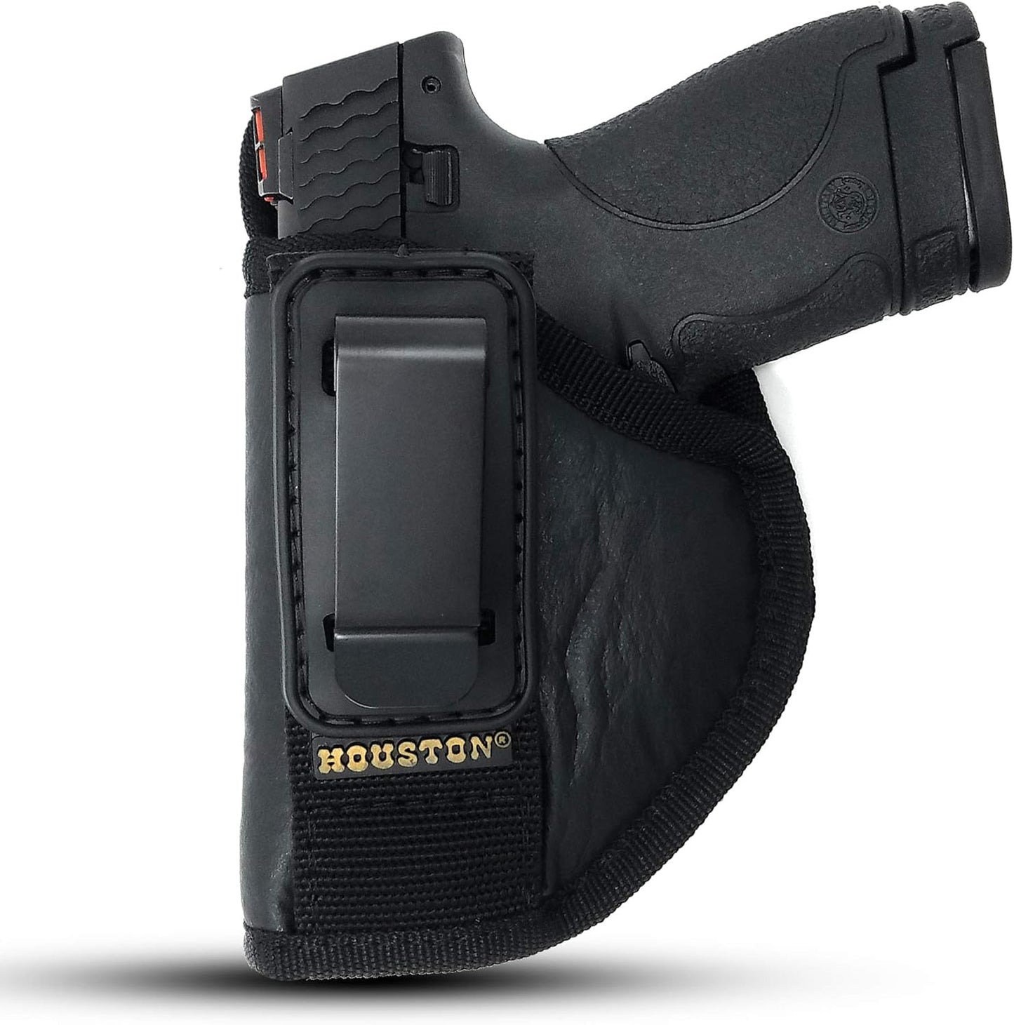 Eco-Leather Tuckable IWB Holster with Metal Clip – Pistols & Revolvers, Right & Left Hand
