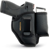 Eco-Leather IWB Holster with Mag Holder – Suede-Lined, Metal Clip, Right & Left Hand
