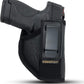 Eco-Leather Tuckable IWB Holster with Metal Clip – Pistols & Revolvers, Right & Left Hand