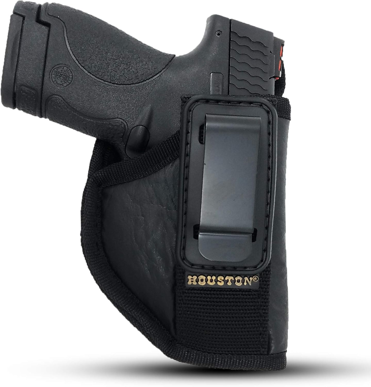 Eco-Leather Tuckable IWB Holster with Metal Clip – Pistols & Revolvers, Right & Left Hand