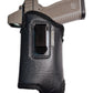 Eco-Leather IWB Holster with Light & Laser – Adjustable Metal Clip, Suede-Lined, Optics Ready