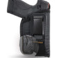 Tuckable IWB Holster for Concealed Carry – Eco Leather Holster with Metal Clip