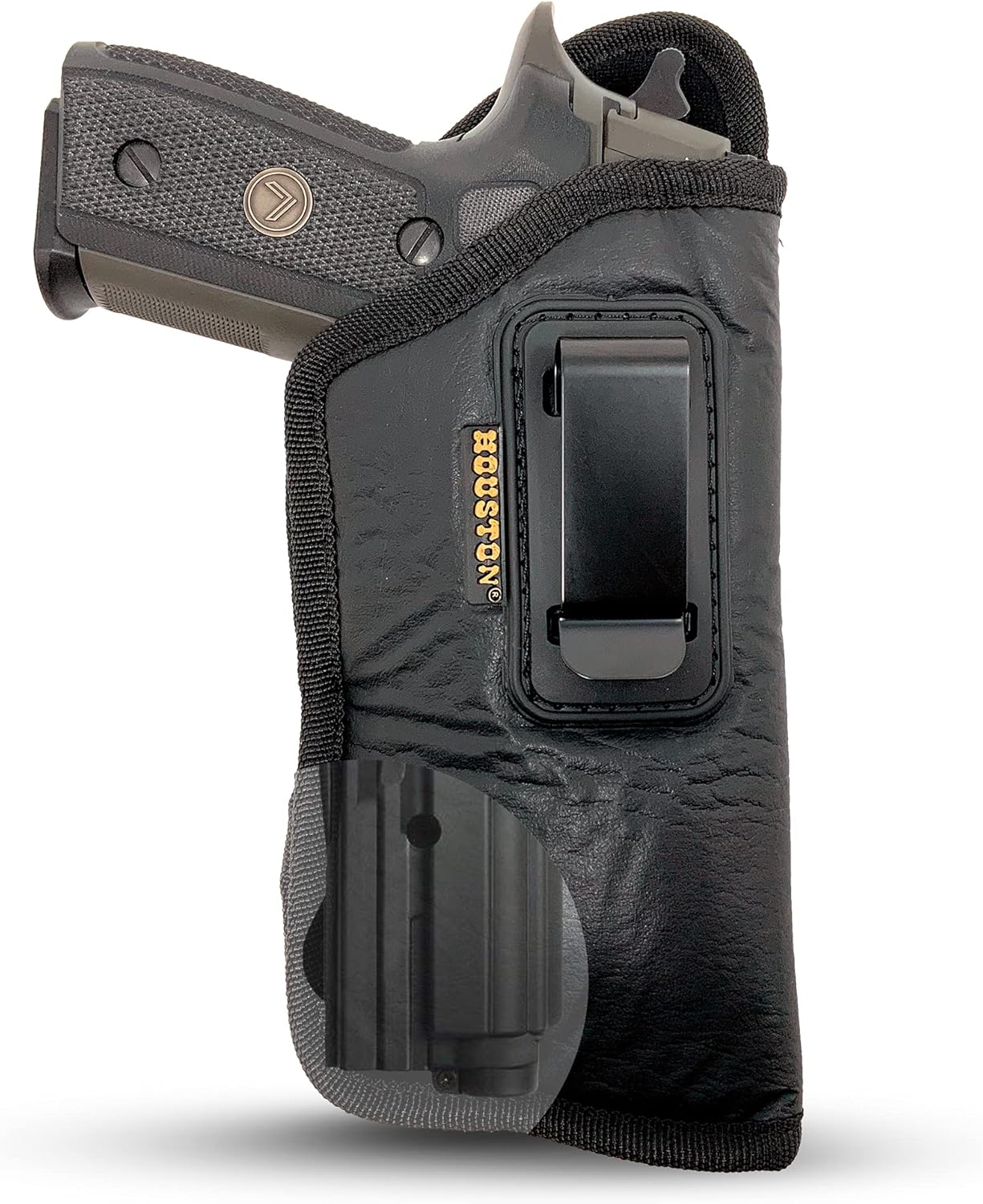 Eco-Leather IWB Holster with Laser – Suede-Lined, Metal Clip, Right & Left Hand