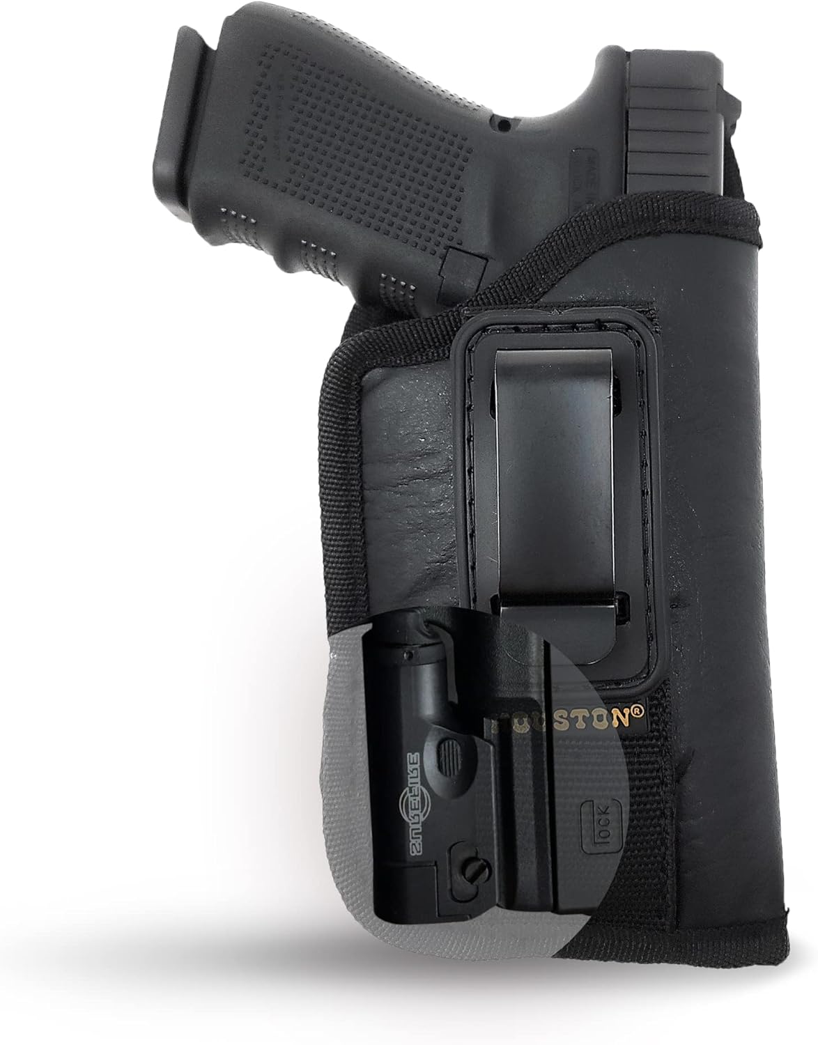 Tuckable IWB Holster for Concealed Carry – Eco Leather Holster with Metal Clip