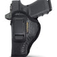 IWB Optics-Ready Holsters - Eco Leather Concealed Carry with Metal Clip