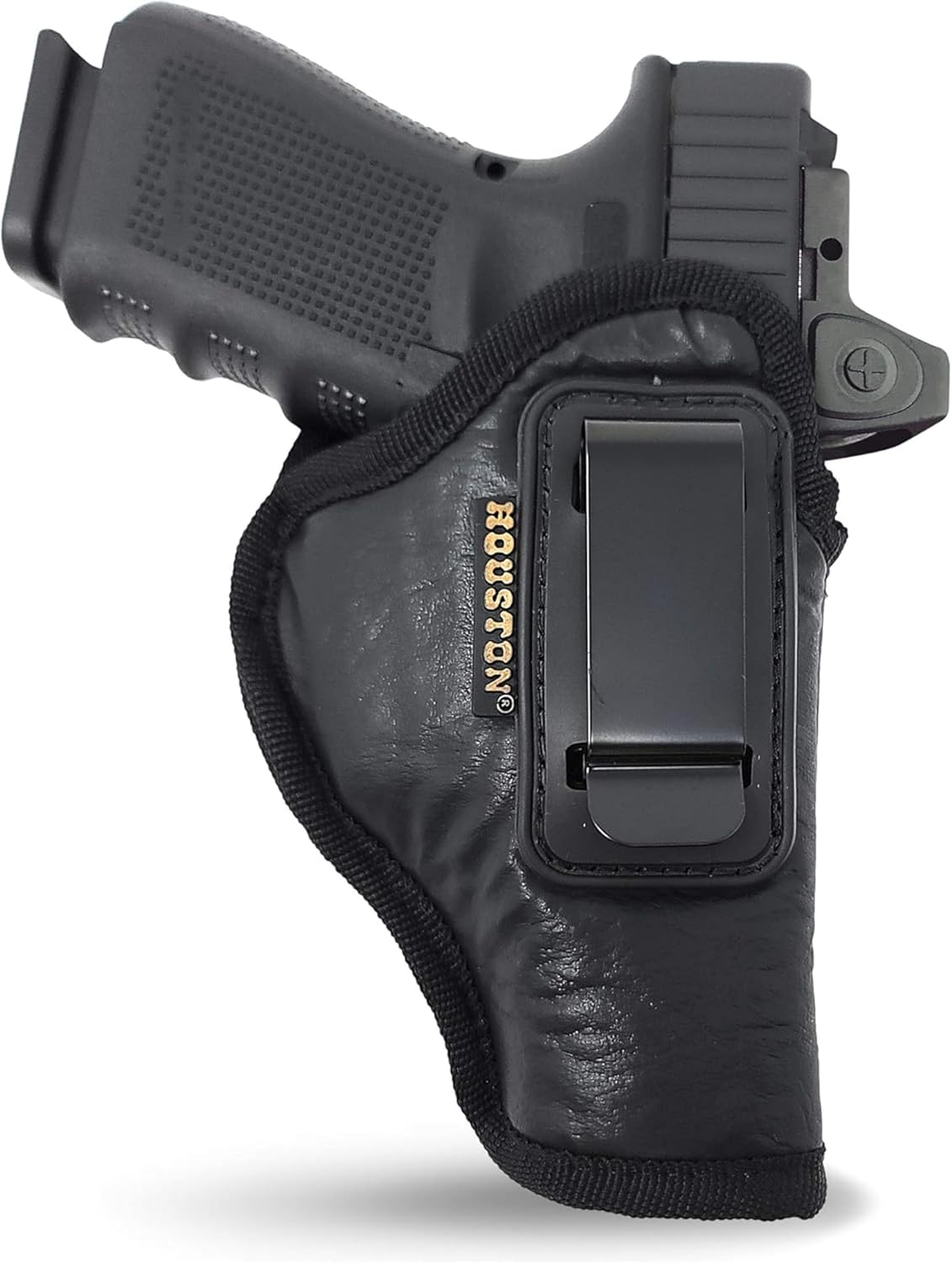 IWB Optics-Ready Holsters - Eco Leather Concealed Carry with Metal Clip