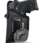 Eco-Leather Optic Cut IWB Holster with Laser – Suede-Lined, Metal Clip, Right & Left Hand