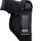 Eco-Leather Tuckable IWB Holster with Metal Clip – Pistols & Revolvers, Right & Left Hand