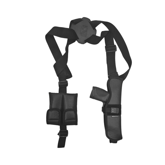 Eco-Leather Shoulder Holster with Mag Holder – Vertical Concealed Carry