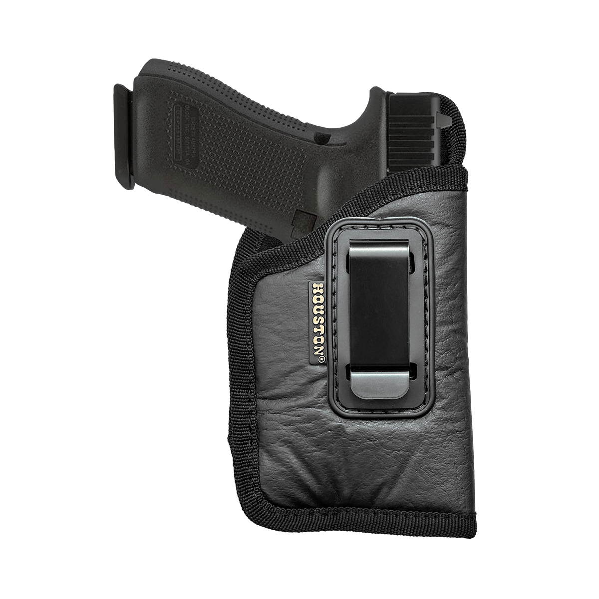 Eco-Leather IWB Holster with Laser – Suede-Lined, Metal Clip, Right & Left Hand