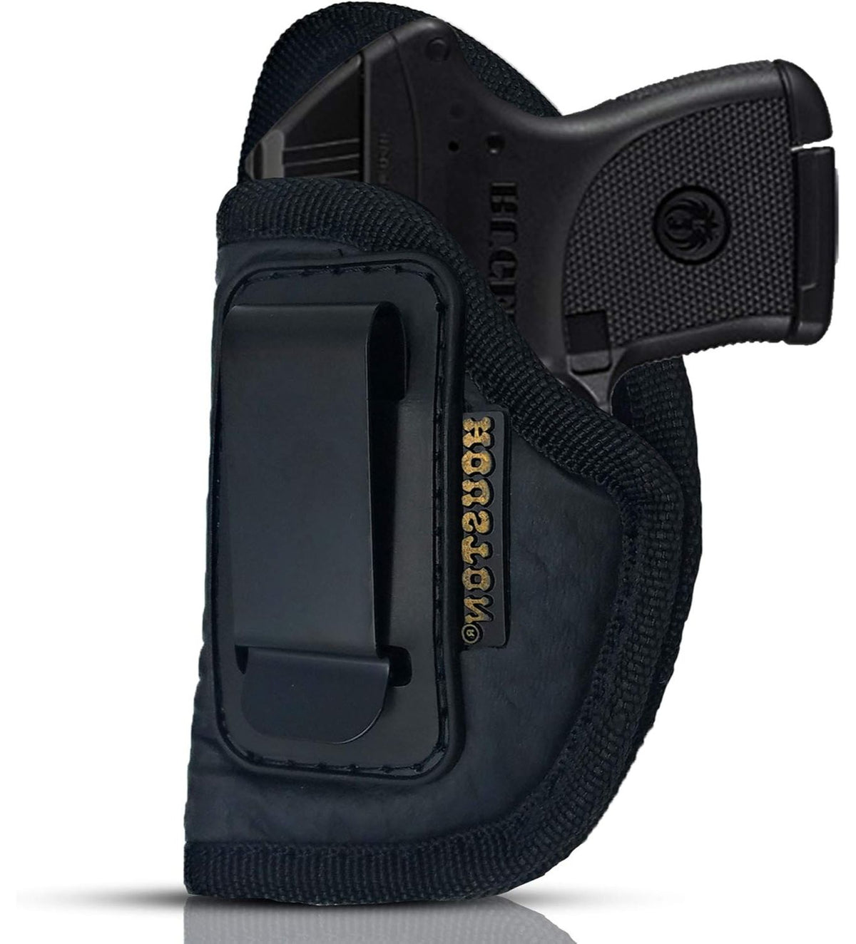Eco-Leather IWB Holster with Laser – Suede-Lined, Metal Clip, Right & Left Hand