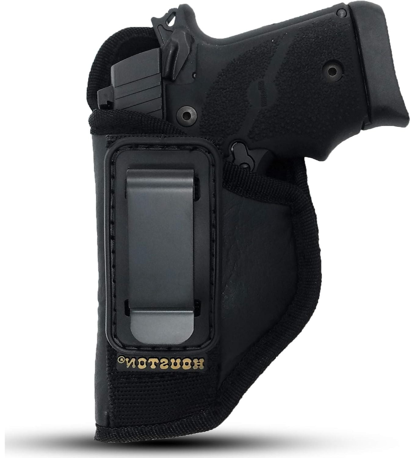 Eco-Leather Tuckable IWB Holster with Metal Clip – Pistols & Revolvers, Right & Left Hand