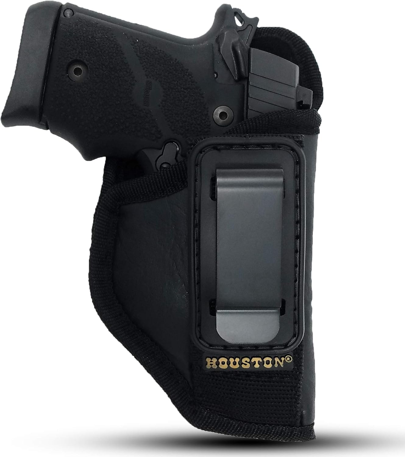 Eco-Leather Tuckable IWB Holster with Metal Clip – Pistols & Revolvers, Right & Left Hand