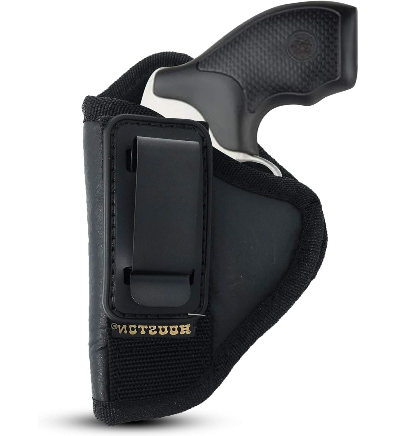Eco-Leather Tuckable IWB Holster with Metal Clip – Pistols & Revolvers, Right & Left Hand