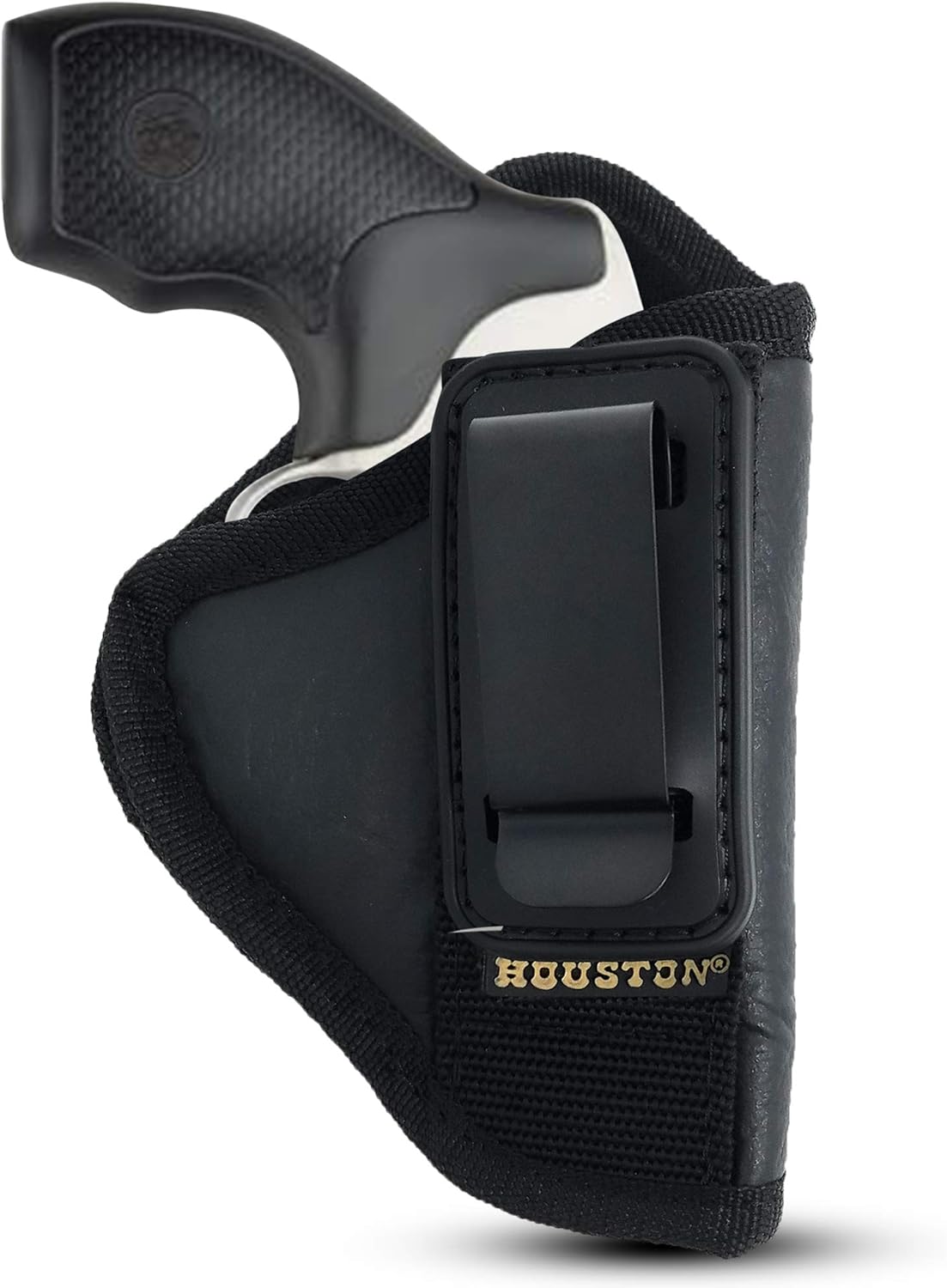 Eco-Leather Tuckable IWB Holster with Metal Clip – Pistols & Revolvers, Right & Left Hand