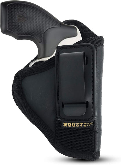Eco-Leather Tuckable IWB Holster with Metal Clip – Pistols & Revolvers, Right & Left Hand