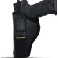Eco-Leather Tuckable IWB Holster with Metal Clip – Pistols & Revolvers, Right & Left Hand