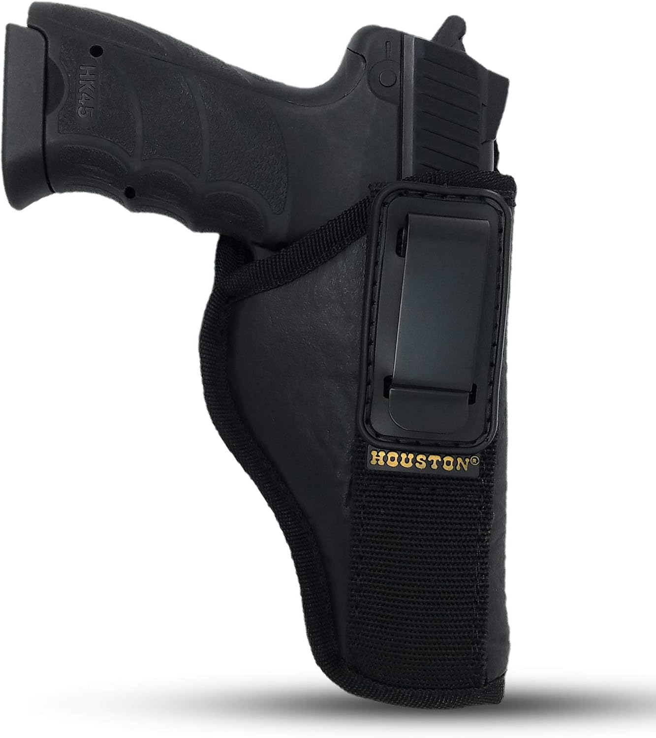 Eco-Leather Tuckable IWB Holster with Metal Clip – Pistols & Revolvers, Right & Left Hand