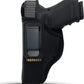 Eco-Leather Tuckable IWB Holster with Metal Clip – Pistols & Revolvers, Right & Left Hand