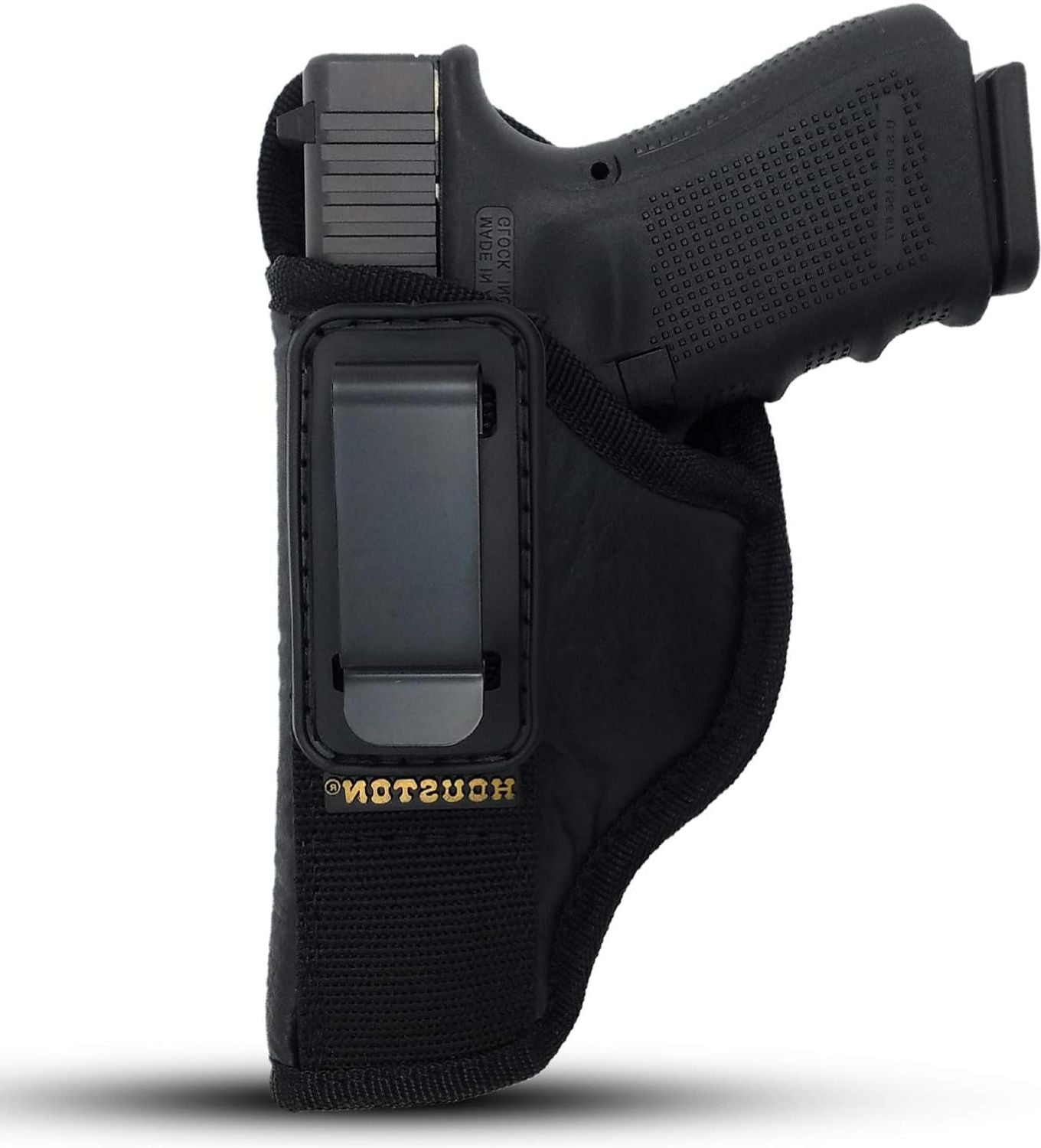 Eco-Leather Tuckable IWB Holster with Metal Clip – Pistols & Revolvers, Right & Left Hand