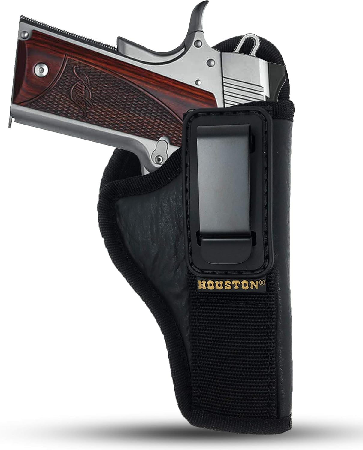 Eco-Leather Tuckable IWB Holster with Metal Clip – Pistols & Revolvers, Right & Left Hand