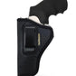 IWB Concealed Carry Holster – Eco Leather BLACK Gun Holster with Metal Clip for Glock, S&W & More