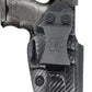 Carbon Fiber KYDEX IWB Holster – Right Hand | Suede-Lined, Adjustable Retention | 90+ Gun Models