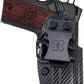 Carbon Fiber KYDEX IWB Holster – Right Hand | Suede-Lined, Adjustable Retention | 90+ Gun Models
