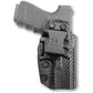 Carbon Fiber KYDEX IWB Holster – Right Hand | Suede-Lined, Adjustable Retention | 90+ Gun Models
