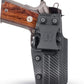 Carbon Fiber KYDEX IWB Holster – Right Hand | Suede-Lined, Adjustable Retention | 90+ Gun Models