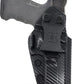 Carbon Fiber KYDEX IWB Holster – Right Hand | Suede-Lined, Adjustable Retention | 90+ Gun Models