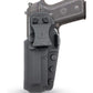 KYDEX IWH Holster – Left Hand | Suede-Lined, Adjustable Retention | 90+ Gun Models