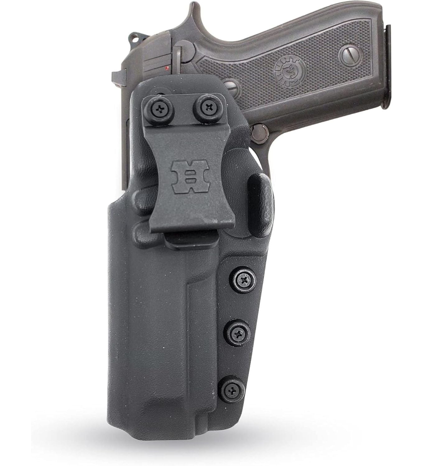 KYDEX IWH Holster – Left Hand | Suede-Lined, Adjustable Retention | 90+ Gun Models