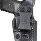 Carbon Fiber KYDEX IWB Holster – Right Hand | Suede-Lined, Adjustable Retention | 90+ Gun Models