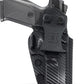 Carbon Fiber KYDEX IWB Holster – Right Hand | Suede-Lined, Adjustable Retention | 90+ Gun Models
