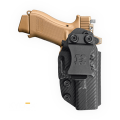 Carbon Fiber KYDEX IWB Holster – Right Hand | Suede-Lined, Adjustable Retention | 90+ Gun Models