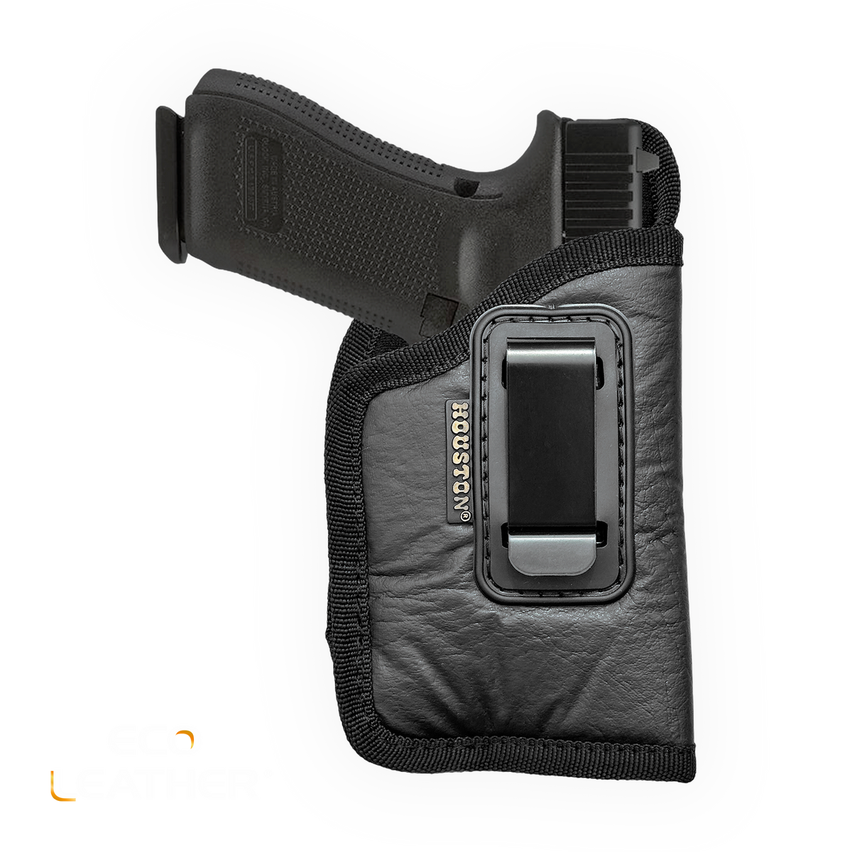 Eco-Leather IWB Holster with Laser – Suede-Lined, Metal Clip, Right & Left Hand