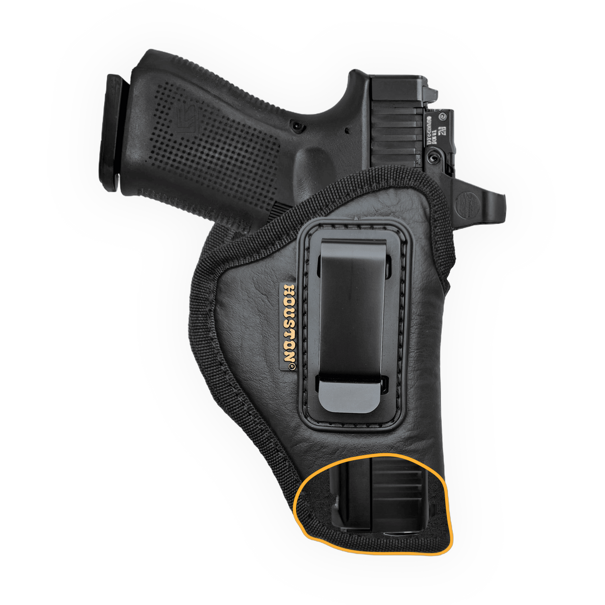 IWB Optics-Ready Holsters - Eco Leather Concealed Carry with Metal Clip