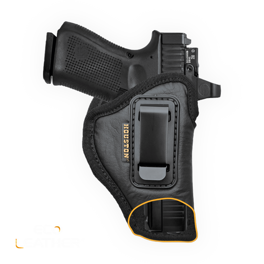 IWB Optics-Ready Holsters - Eco Leather Concealed Carry with Metal Clip