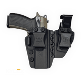 KYDEX Appendix IWB Holster with Mag Holder | Suede-Lined | Glock, SIG P365 XM, Hellcat Pro