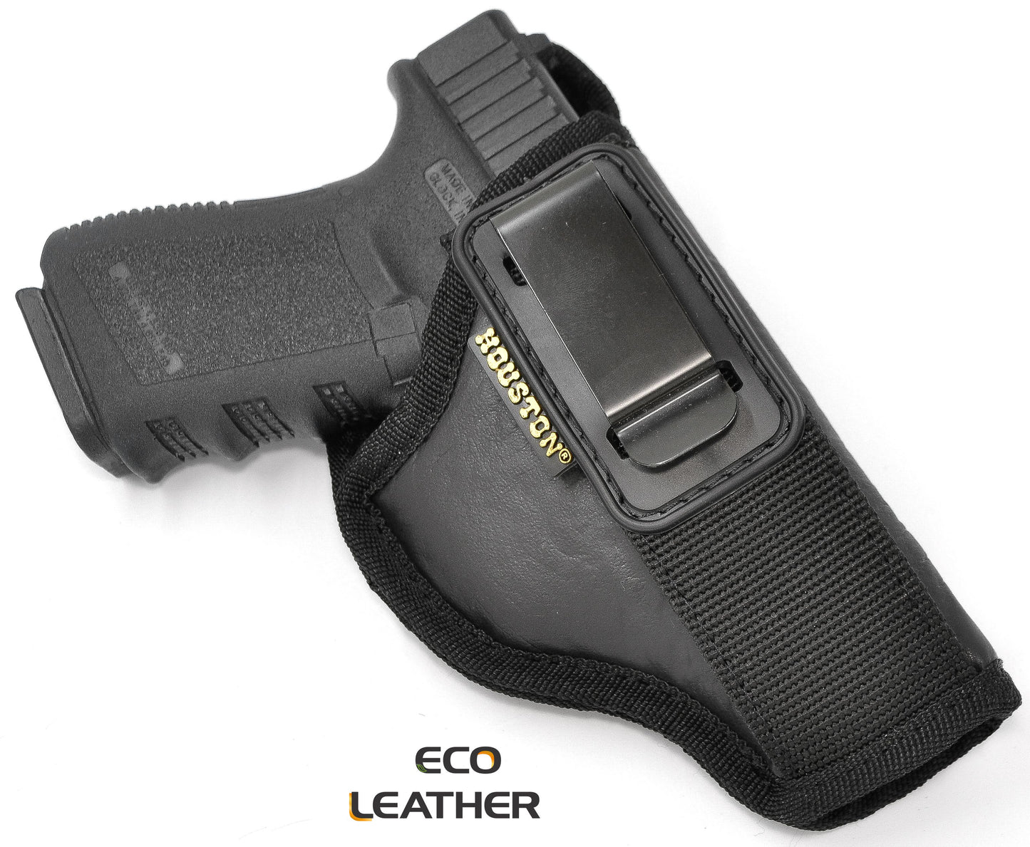 ECO - LEATHER Tuckable Holster IWB with metal clip