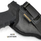 ECO - LEATHER Tuckable Holster IWB with metal clip