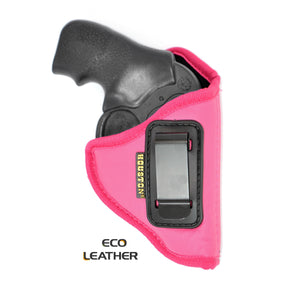 ECO- LEATHER Pink Holster IWB with metal clip